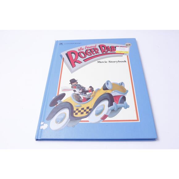 Who Framed Roger Rabbit, Movie Storybook, Walt Disney, Golden Book, Vintage, - Picture 1 of 4